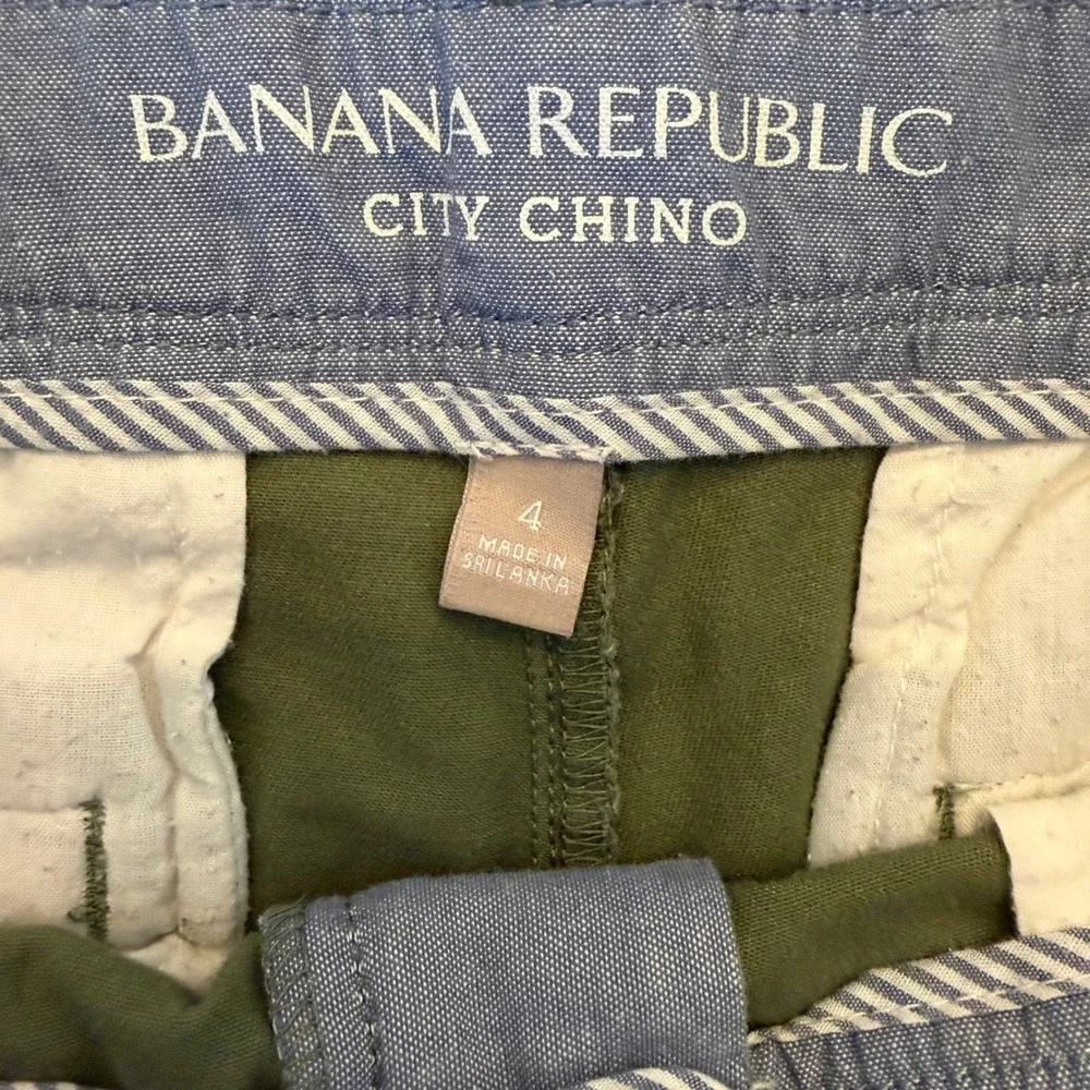 Banana Republic‎ City Chino Shorts Size 4 5